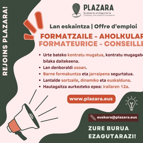 2026-09 Formatzaile lan eskaintza